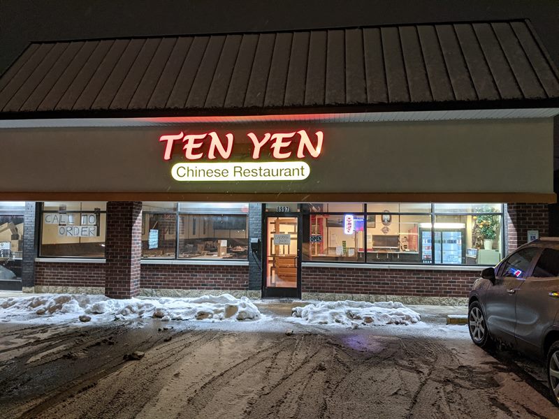 Ten Yen Restaurant exterior